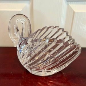Vintage Crystal Swan Telaflora Gift Collection 24% Lead Crystal, West Germany